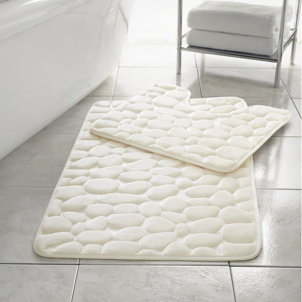 17 Stories Emyly 2 Piece Bath Rug Set & Reviews | Wayfair.co.uk